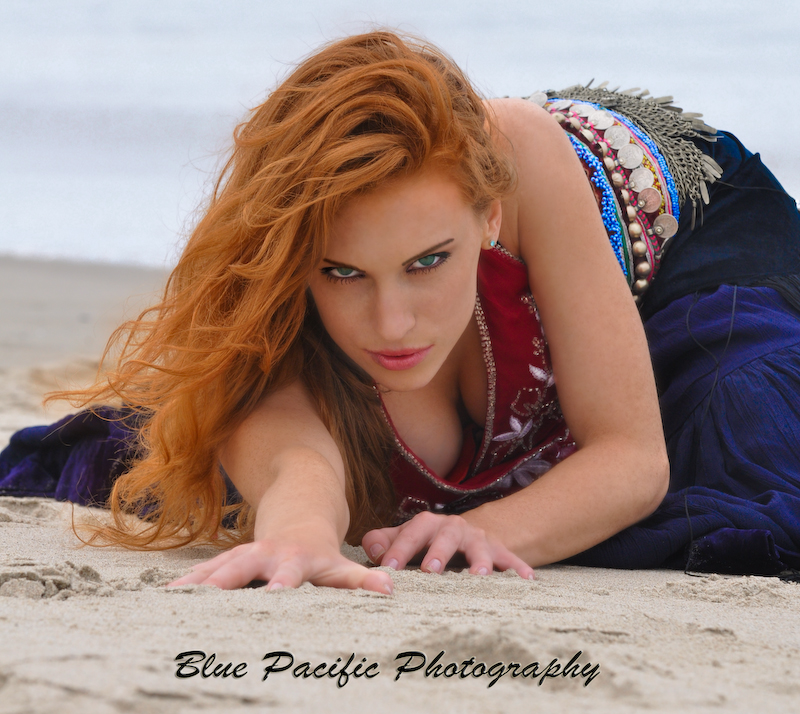 Male and Female model photo shoot of Blue Pacific and Grace McClung in Venice Beach, CA