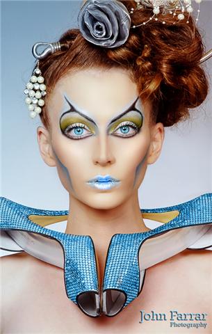 Female model photo shoot of genie_x by Brightonian, makeup by Victoria Murueva