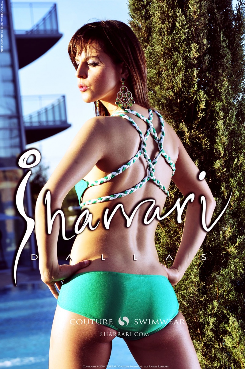 Female model photo shoot of Sharrari Swimwear 