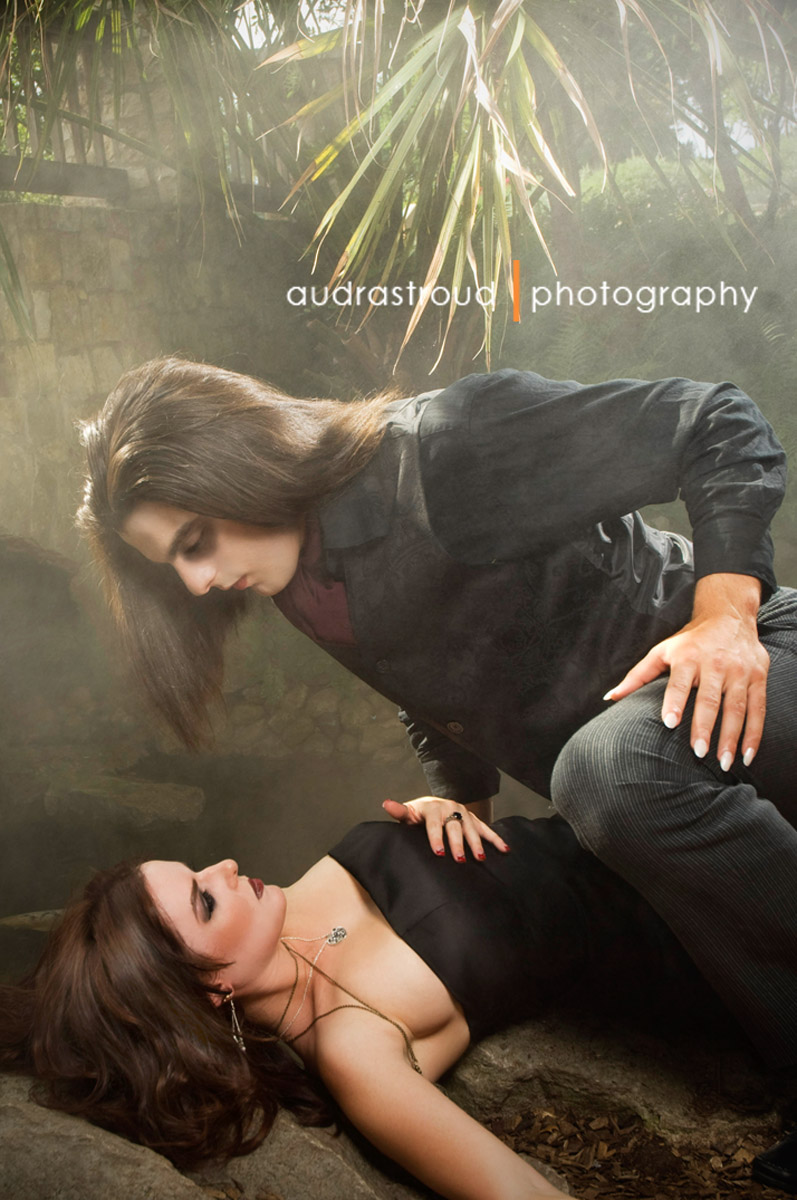 Male and Female model photo shoot of Nabil Habchi and Erin Mishelle by AudraStroud in Dallas, TX, makeup by Traci Moore