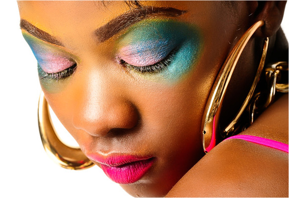 Female model photo shoot of Agyeiwaa by ASTONishing Photography, makeup by BRUSHES TO THE FACE 