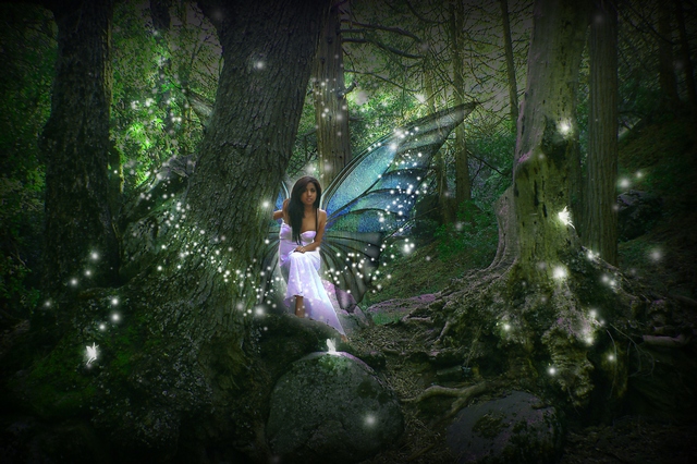 Female model photo shoot of zenia torres by REALM of the FAIRIES
