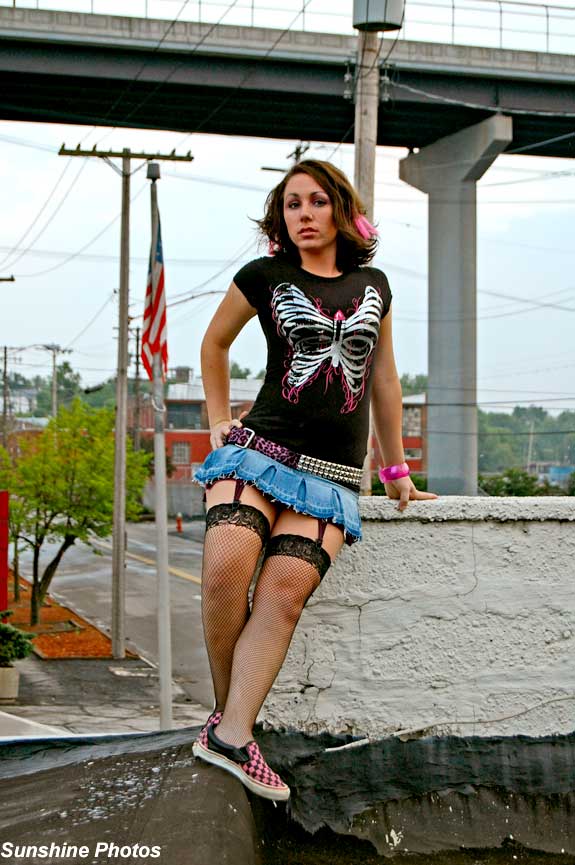 Female model photo shoot of Tonia Renee in Cleveland, OH (the flats)