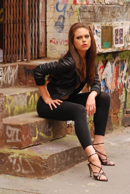Female model photo shoot of Samantha Glogiewicz in SoHo, New York