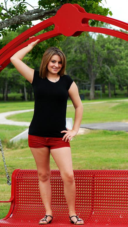 Female model photo shoot of Tiffany B Tyler in Challenger Park