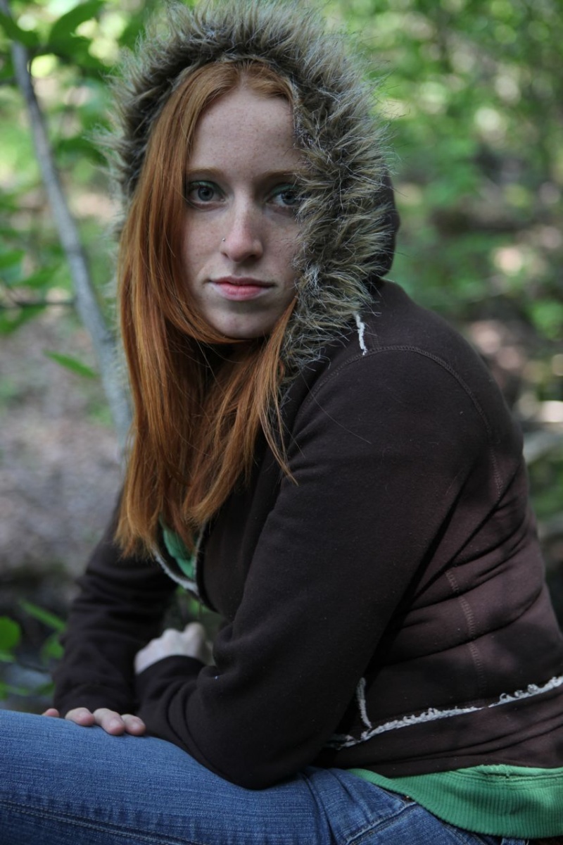 Female model photo shoot of Rose Alicen in Falls Creek, AK