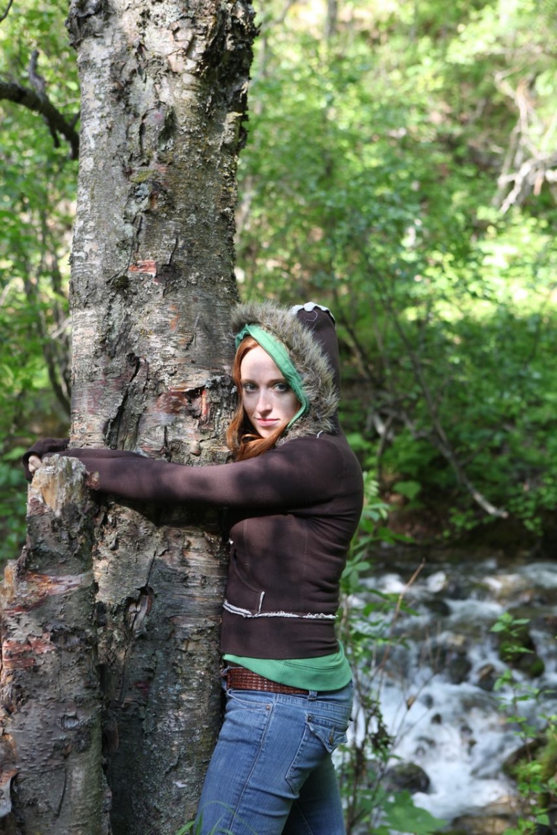 Female model photo shoot of Rose Alicen in Falls Creek, AK