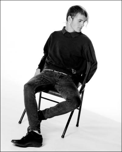 Male model photo shoot of Paul Wade Miller by Jerry Cook in Benicia Studio