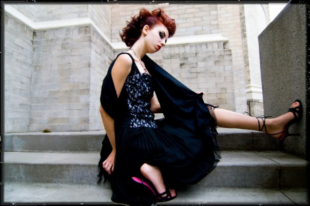 Female model photo shoot of StephaniaPhotography in Saint James Cathedral , Seattle WA
