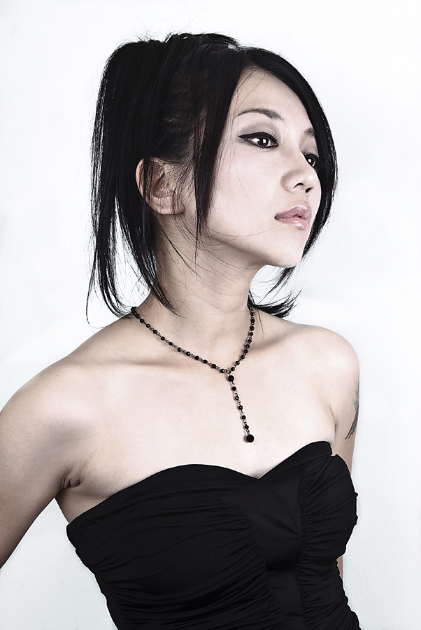 Female model photo shoot of Mio A by Rebecca Rakas