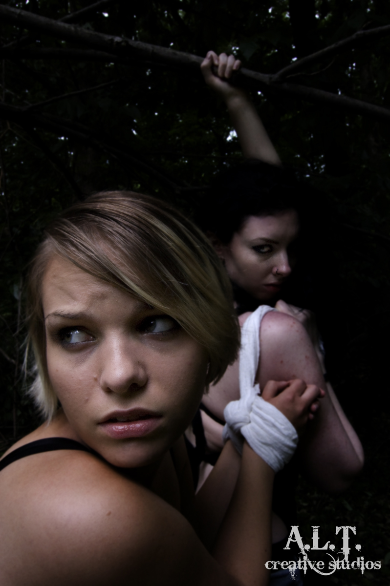 Female model photo shoot of ALT Creative Studios, Nathan Venus  and Nybor in In the woods