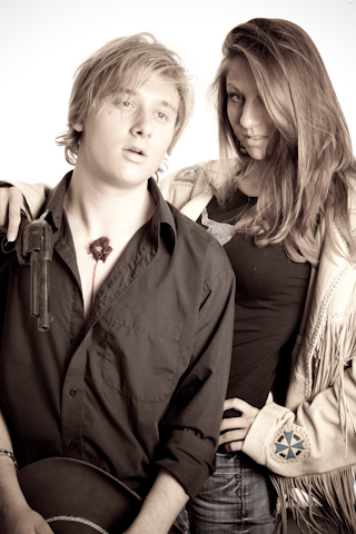 Male and Female model photo shoot of Kolb Logan and Leah Heinz by Susie Otto Photography