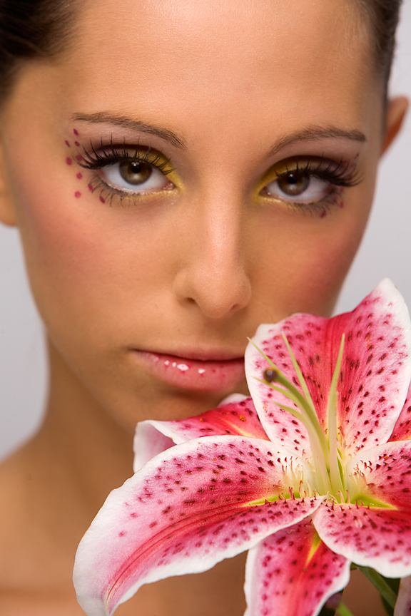 Female model photo shoot of nessabellemonde by Inner Beauty Photo, makeup by Aimee Jadore