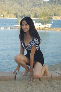 Female model photo shoot of Mz Flaca in Lake Arrowhead, CA