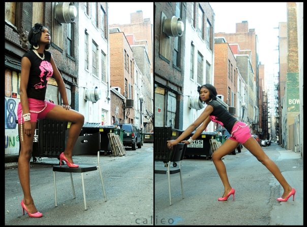 Female model photo shoot of Lashaya by Calico Roni Rosenberg in Downtown, Pittsburgh