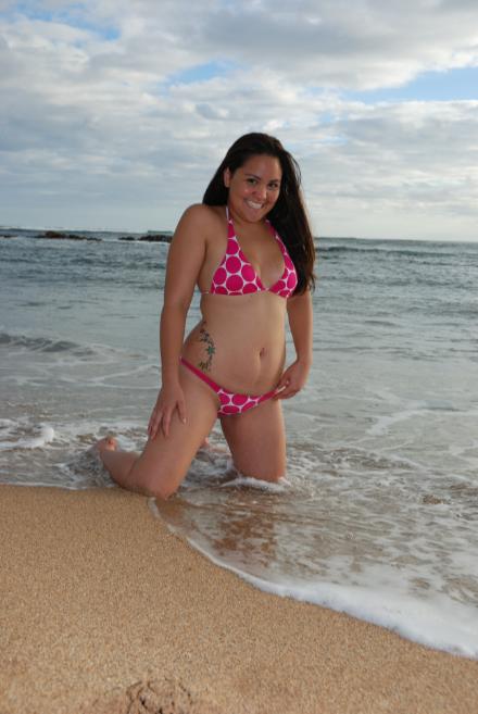 Female model photo shoot of Keani in Salt Pond, Hanapepe, Kauai
