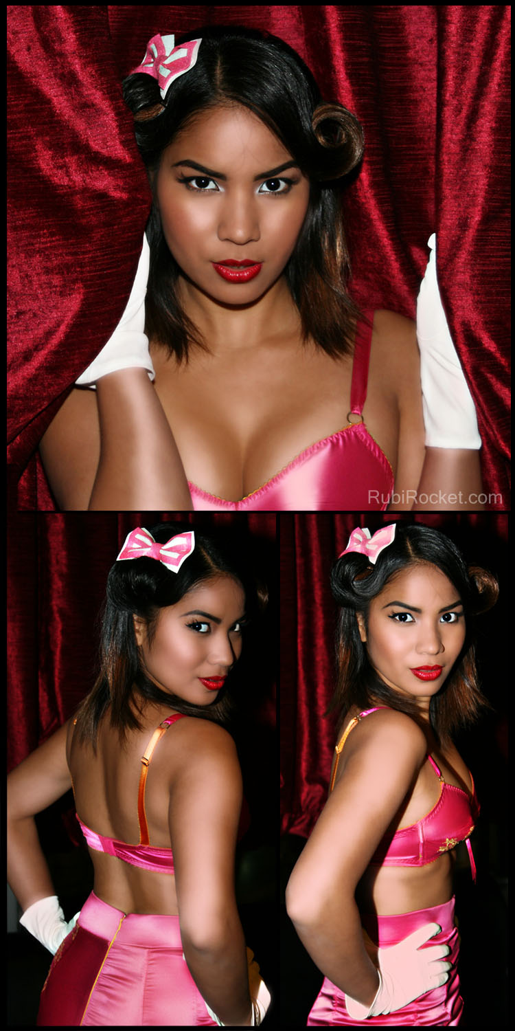 Female model photo shoot of RubiRocket and melissa susanto in Empire Hotel - Plantation bar