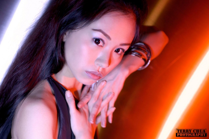 Female model photo shoot of Yi Jin by Terry Chua