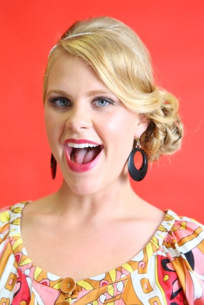 Female model photo shoot of Megan Ott by JustDigitalProductions, hair styled by HairbyMaria