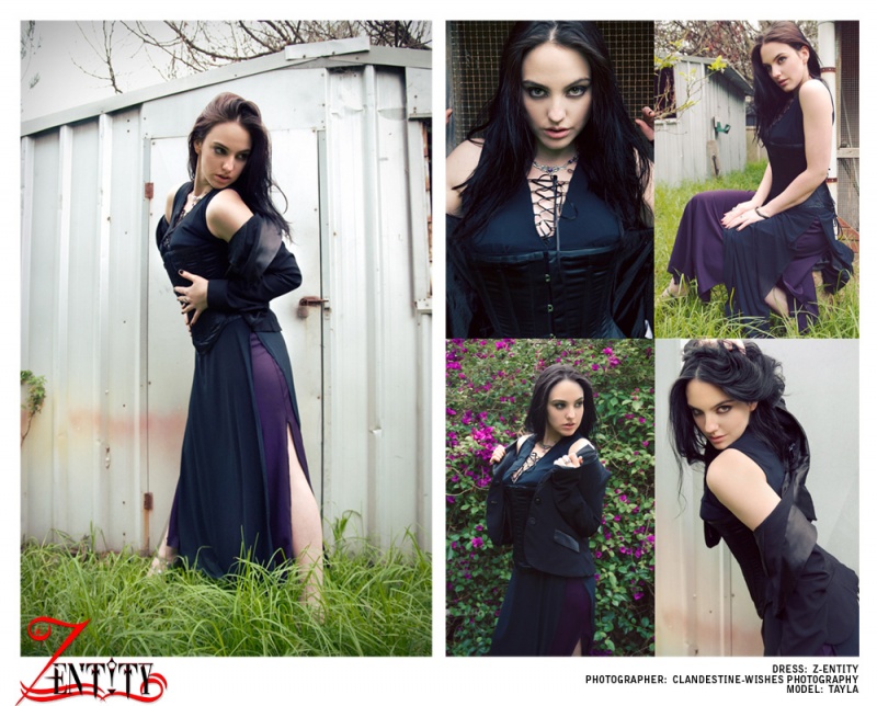 Female model photo shoot of Z-ENTITY by Shauna Phoon in Melbourne, clothing designed by Mizzerie_Debauch and Z-ENTITY