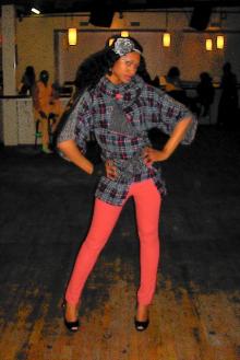 Female model photo shoot of Lashaya in Dreams Night Club - Fashion Show