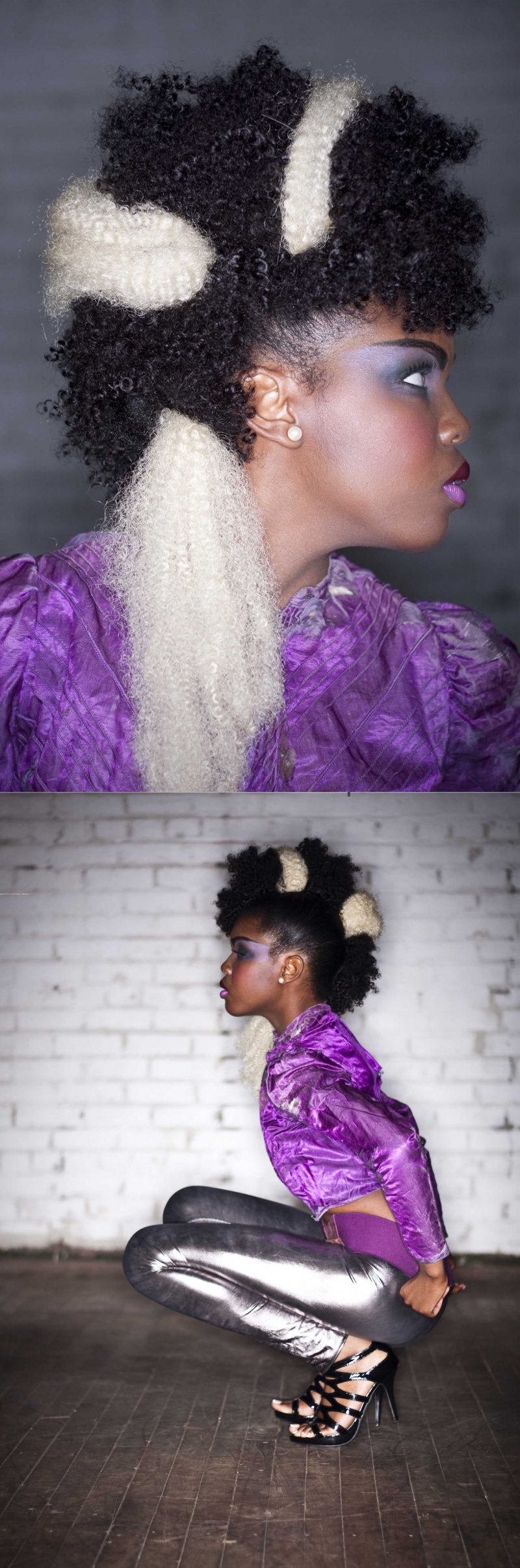 Female model photo shoot of Lady of Design and Keshia Waldron by Jaleel King in Philadelphia, PA, hair styled by Nina Jones 1, wardrobe styled by AUTHENTIC C8KE STYLE