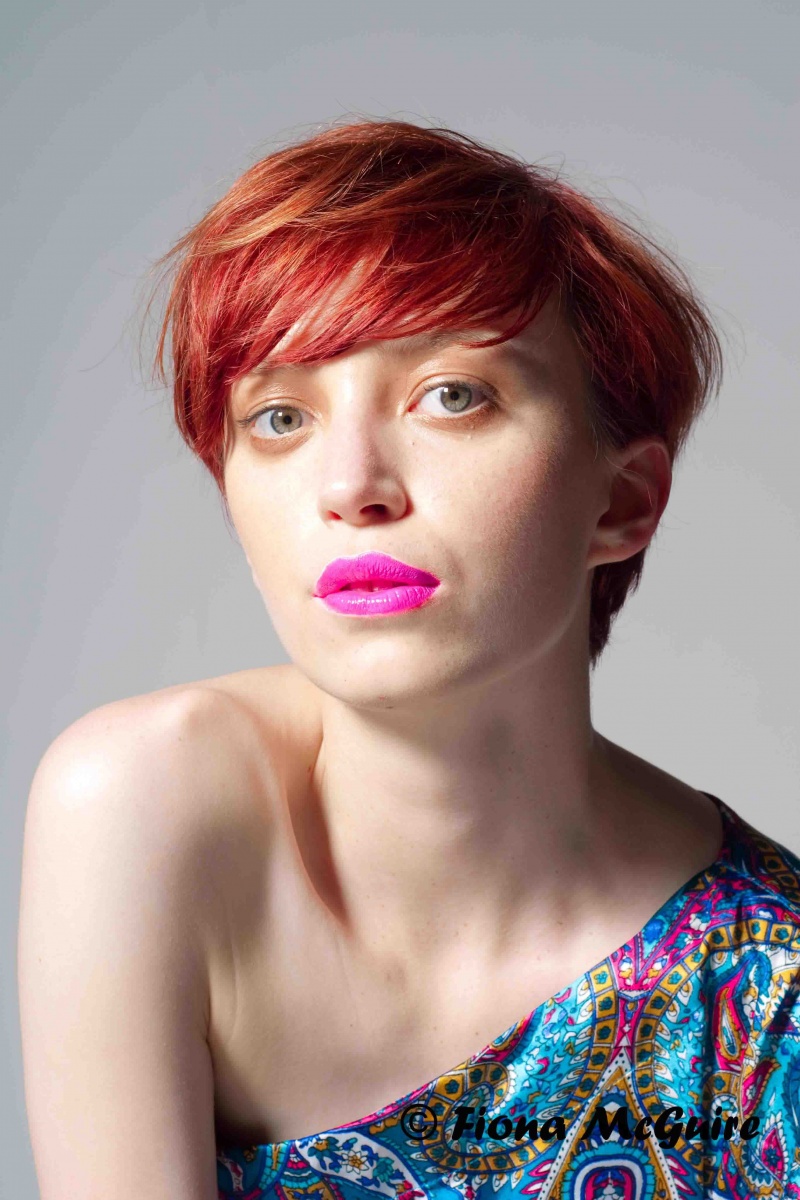 Female model photo shoot of Fiona McGuire  in D-light studio