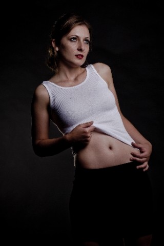 Female model photo shoot of KimberlyTufts by Shari Photography
