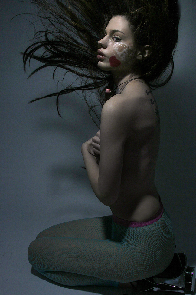 Female model photo shoot of NLYA Studio One in new york, ny