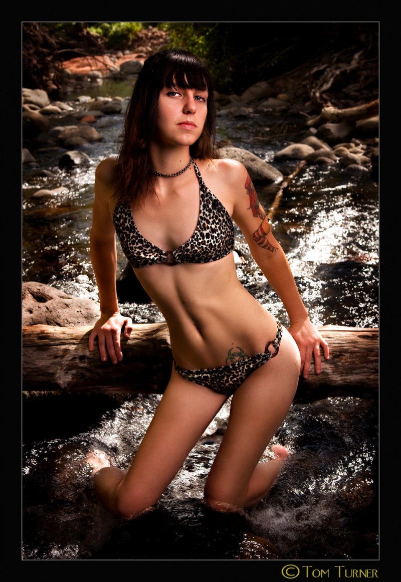 Male and Female model photo shoot of Turner Imaging and Meguerine Luxx in Wet Beaver Creek