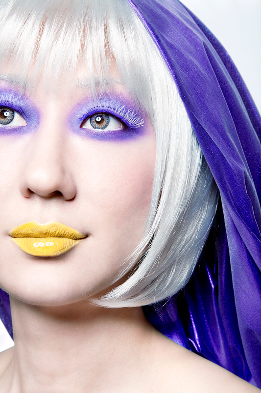 Female model photo shoot of Sugarface Cosmetics in IADT Studio... Tampa, FL 