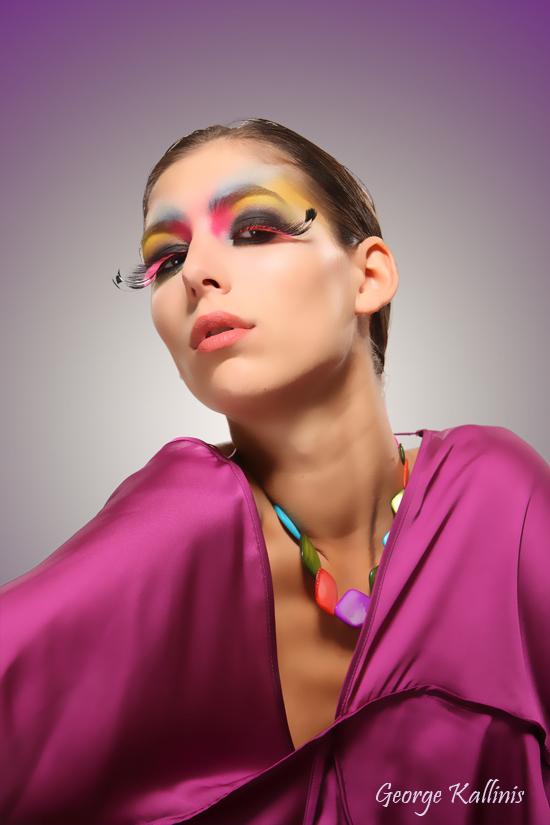 Male model photo shoot of George Kallinis in Brussels, makeup by Elisa Utz