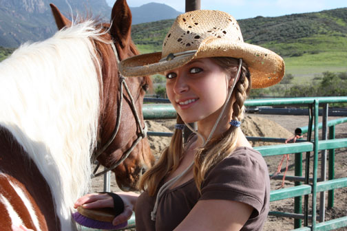 Female model photo shoot of Nicolette Devine by Edge Images in Two Winds Ranch