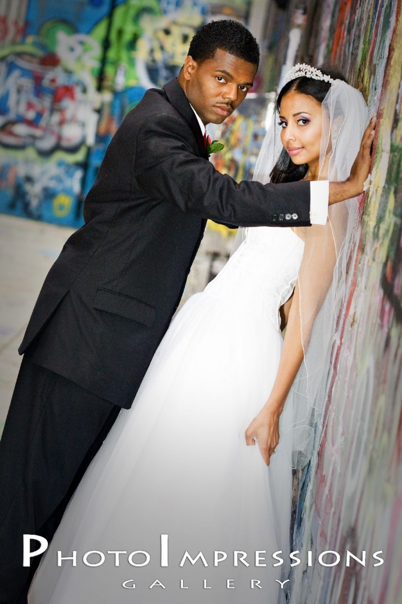 Female and Male model photo shoot of Maya Usher and Darrell C by PhotoImpressionsGallery