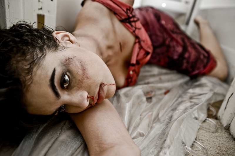 Female model photo shoot of SaVona DiMour by Fernando M Gutierrez, makeup by EMMA J JACOBS