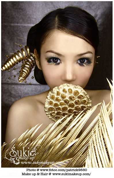 Female model photo shoot of Suki Make-up 