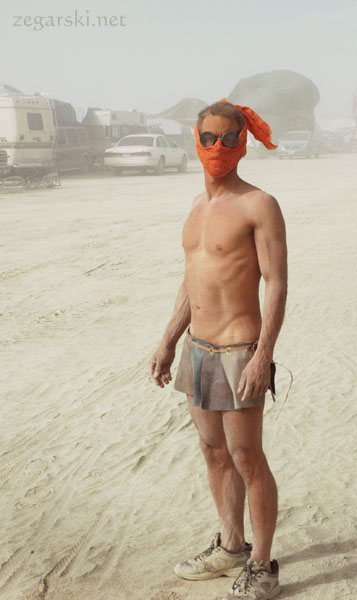 Male model photo shoot of MindPsy in Burning Man