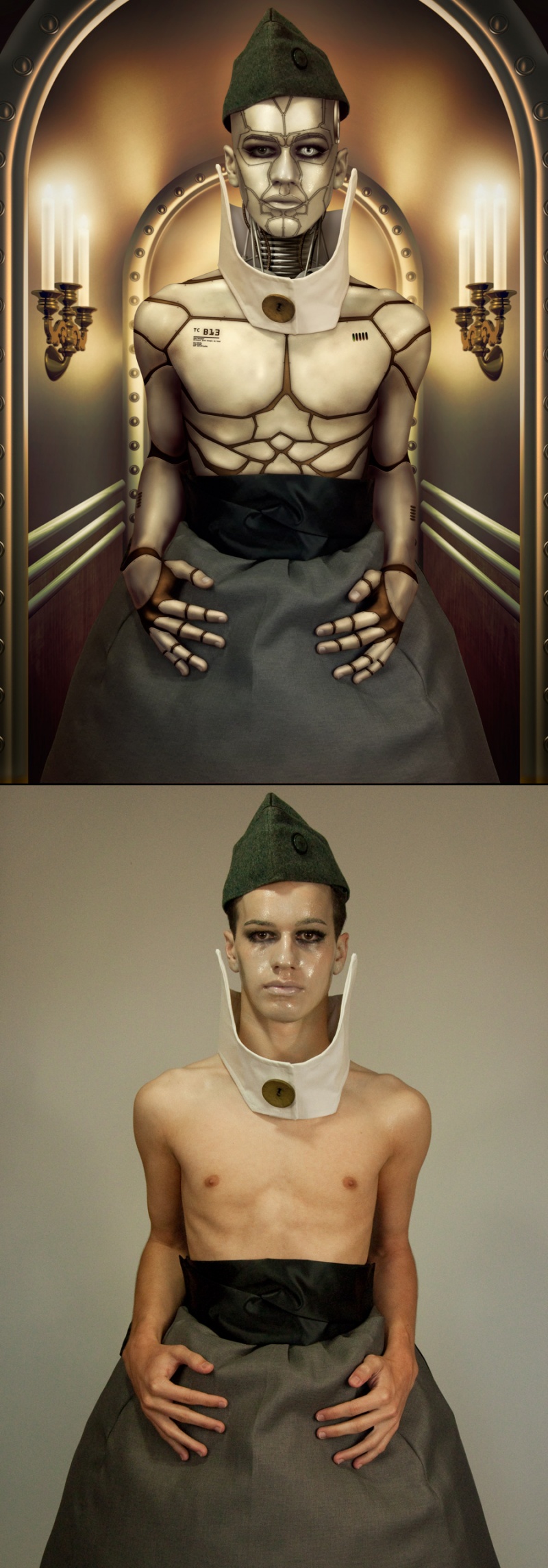 Male model photo shoot of House of Chen and Blake H by Topher Adam, retouched by House of Chen, makeup by moon nguyen
