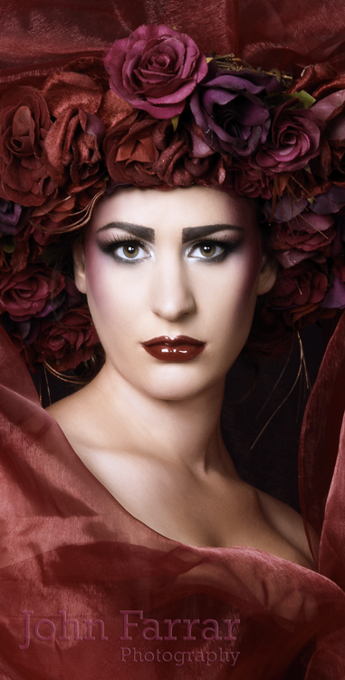Female model photo shoot of Ana Thema by Brightonian, makeup by Victoria Murueva