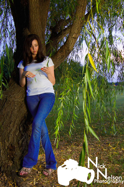 Male model photo shoot of Nick Nelson Photography in Under a Willow Tree