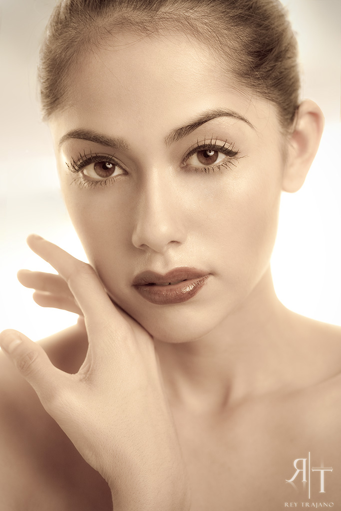 Female model photo shoot of MzNidia by Rey Trajano, makeup by Kaliya Gina Yu