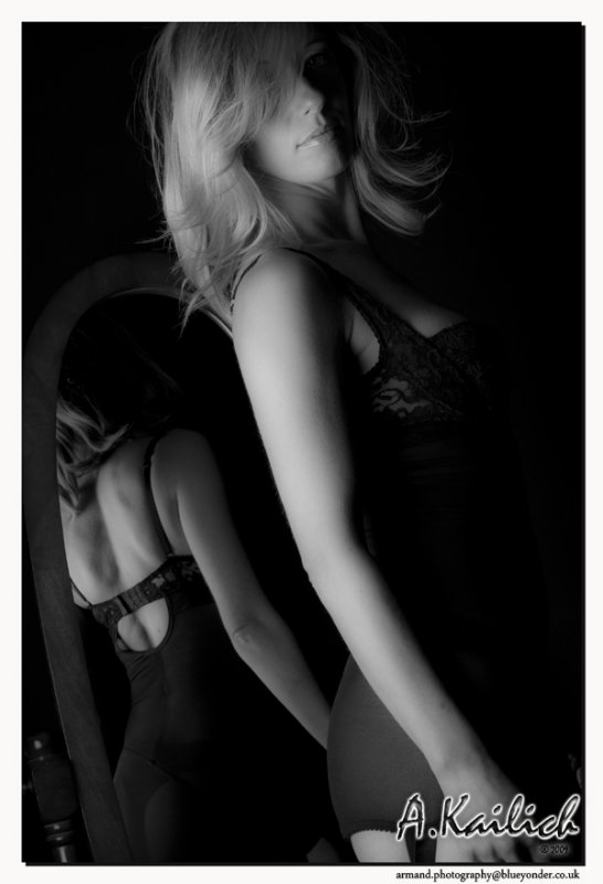 Female model photo shoot of annette_b by London-upcomingmodels in True Studios 