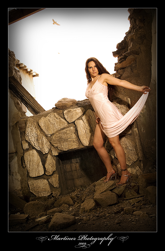 Female model photo shoot of Mizra Belle by  Martinez Photography in Organ NM