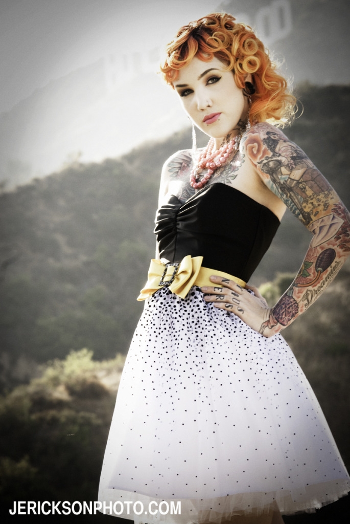 Female model photo shoot of dani doom in Hollywood Hills