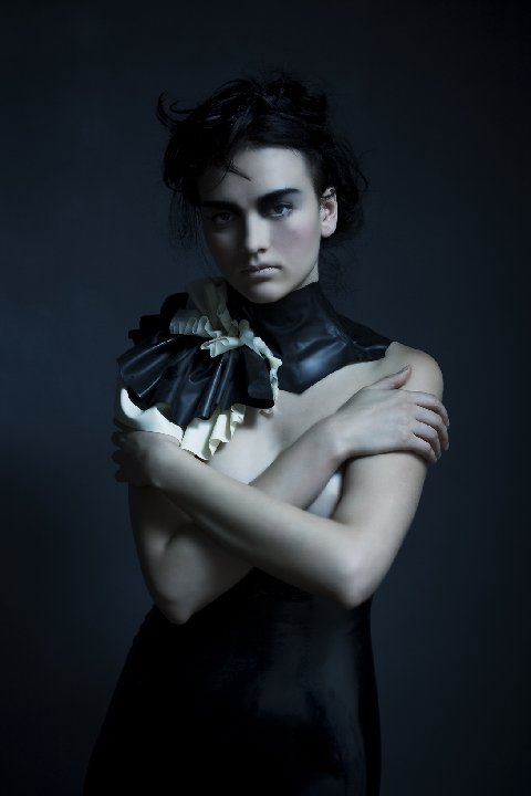 Female model photo shoot of Jacqueline Marie Latex