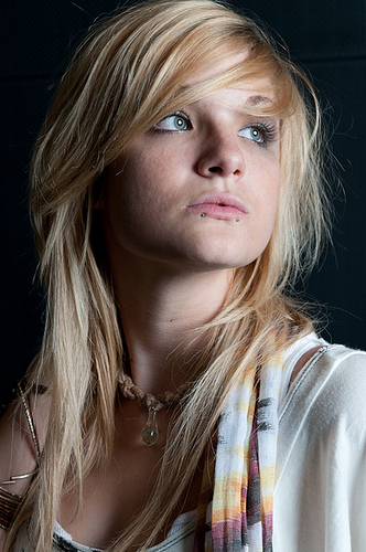 Female model photo shoot of Chelsea Chadwick by BAKERGlamour