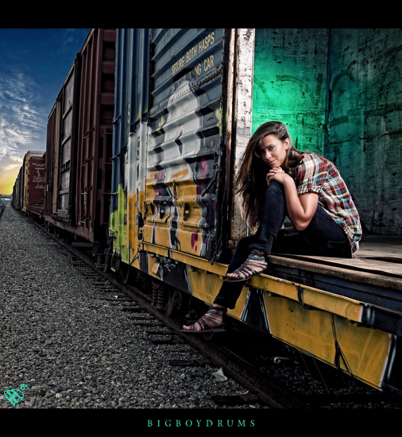 Male model photo shoot of Hector Cruz Photography in Abandoned Train Car Anahein, CA