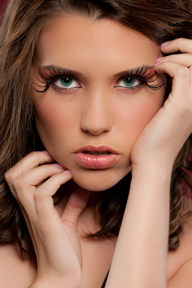 Female model photo shoot of Andi Cobb by STP Studio, makeup by Jennifer Perez MUA HAIR