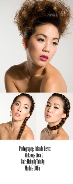 Female model photo shoot of HairByTrinity