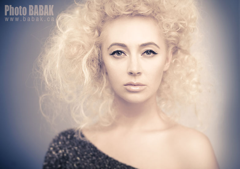 Female model photo shoot of Ash Ann by  BABAK, hair styled by Rocky Vitelli